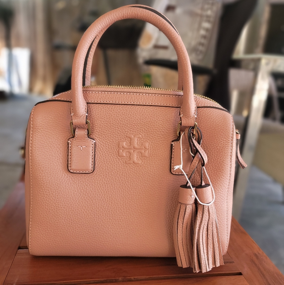 Tory Burch Pink Leather Tote